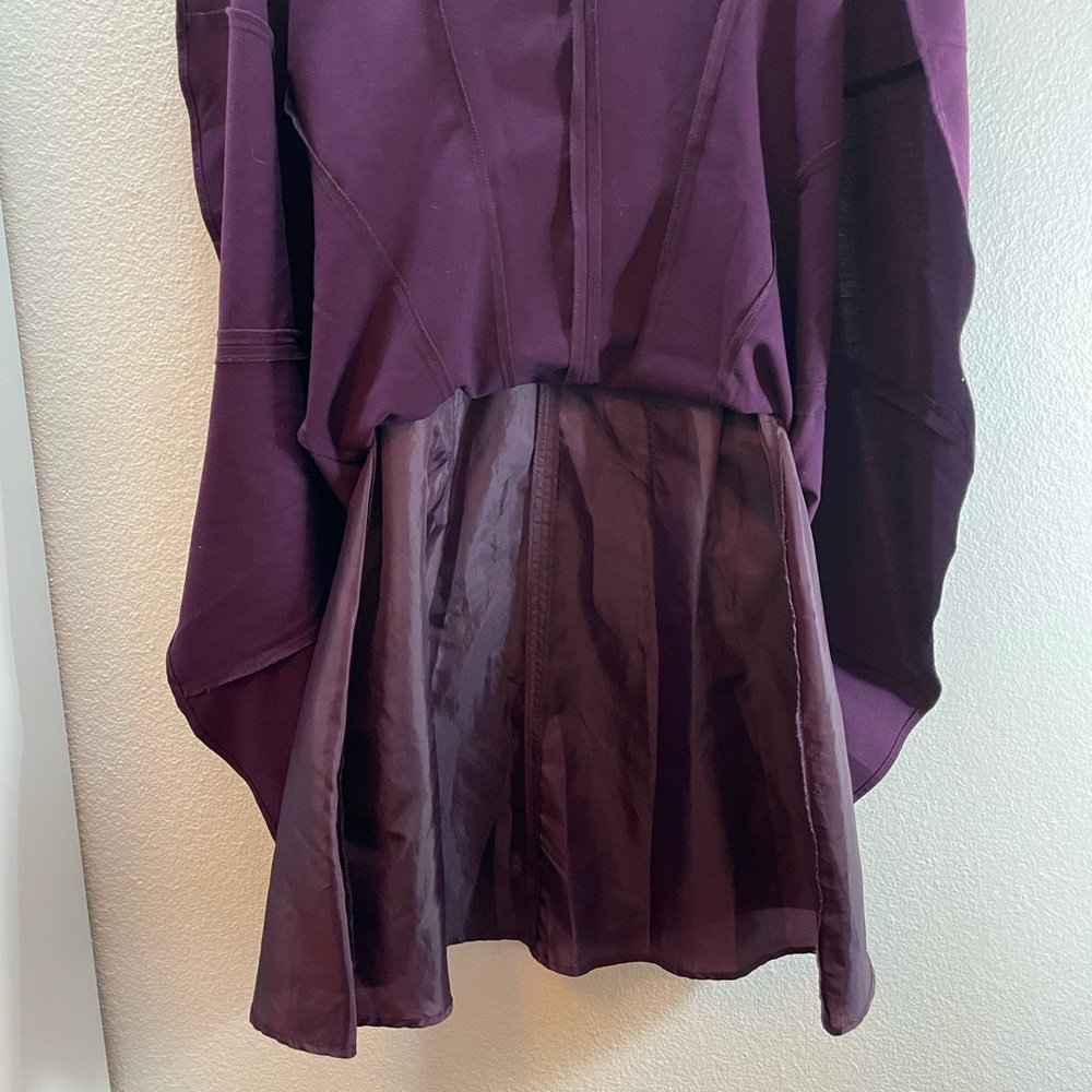Calvin Klein Purple V-Neck Tailored Office Dress Size 2 - Picture 6 of 9